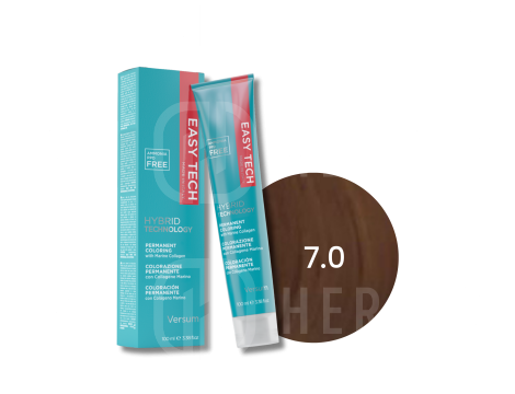 VERSUM EASY TECH trwała farba do włosów bez amoniaku 100 ml | 7.0