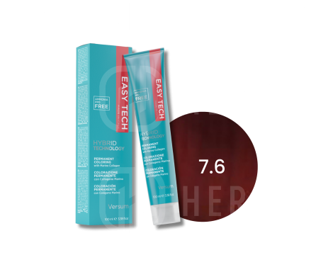 VERSUM EASY TECH trwała farba do włosów bez amoniaku 100 ml | 7.6