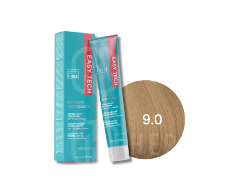 VERSUM EASY TECH trwała farba do włosów bez amoniaku 100 ml | 9.0