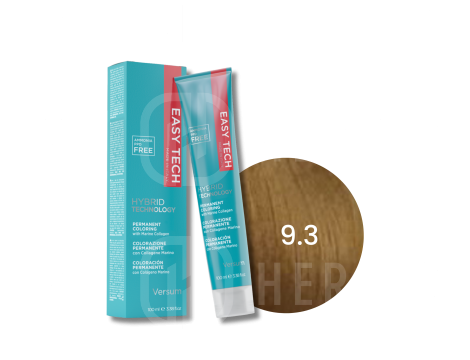VERSUM EASY TECH trwała farba do włosów bez amoniaku 100 ml | 9.3