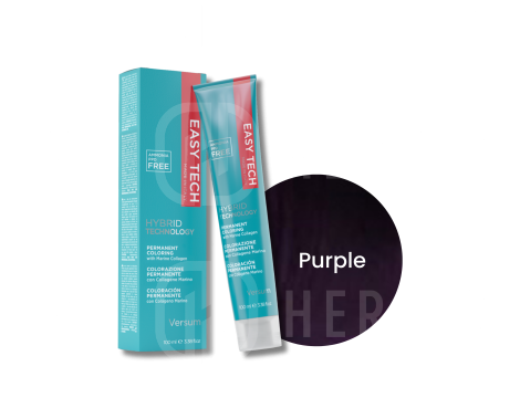 VERSUM EASY TECH trwała farba do włosów bez amoniaku 100 ml | Purple