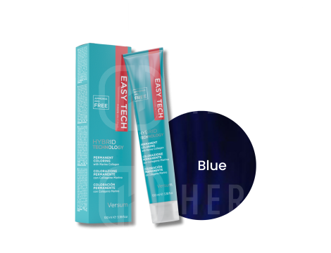 VERSUM EASY TECH trwała farba do włosów bez amoniaku 100 ml | Blue