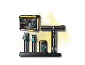 VGR PRO 4IN1 zestaw w walizce | maszynka + trymer + golarka + suszarka - image 2
