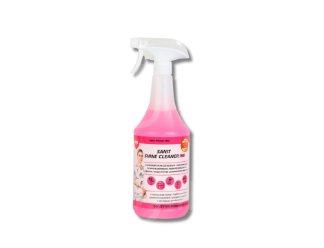MAX POVER Sanit Shine Pro płyn do mycia kabin umywalek i toalet 1000 ml