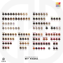 BY FAMA ABSOLUTE profesjonalna trwała farba do włosów 80 ml | 7.6 - 4