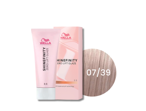 WELLA SHINEFINITY Zero Lift Glaze półtrwała farba do włosów 60 ml | 07/39