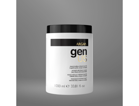 GENUS ARGAN maska nawilżająca do włosów suchych i kręconych 1 000 ml - 3