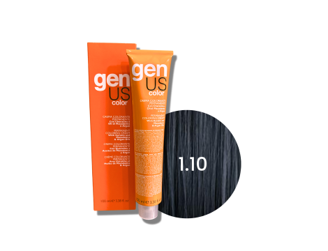GENUS COLOR krem koloryzujący profesjonalna farba do włosów 100 ml | 1.10