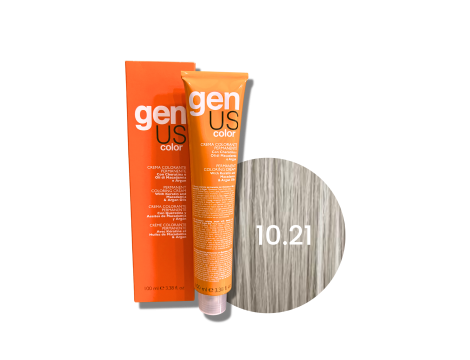 GENUS COLOR krem koloryzujący profesjonalna farba do włosów 100 ml | 10.21