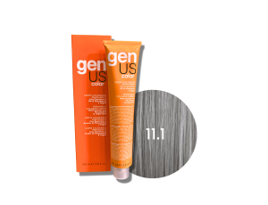 GENUS COLOR krem koloryzujący profesjonalna farba do włosów 100 ml | 11.1