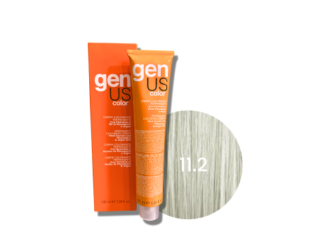 GENUS COLOR krem koloryzujący profesjonalna farba do włosów 100 ml | 11.2