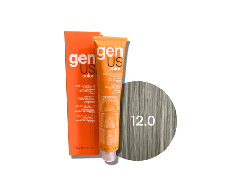 GENUS COLOR krem koloryzujący profesjonalna farba do włosów 100 ml | 12.0