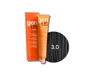GENUS COLOR krem koloryzujący profesjonalna farba do włosów 100 ml | 3.0