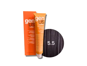 GENUS COLOR krem koloryzujący profesjonalna farba do włosów 100 ml | 5.5