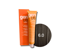 GENUS COLOR krem koloryzujący profesjonalna farba do włosów 100 ml | 6.0
