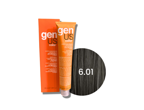 GENUS COLOR krem koloryzujący profesjonalna farba do włosów 100 ml | 6.01