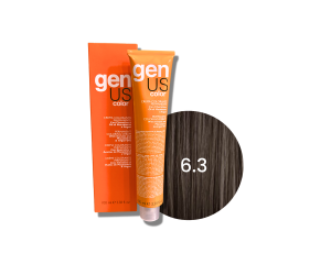 GENUS COLOR krem koloryzujący profesjonalna farba do włosów 100 ml | 6.3