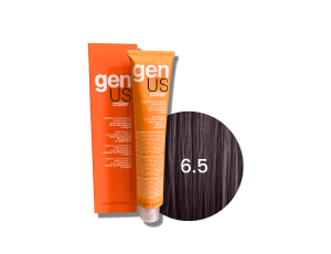 GENUS COLOR krem koloryzujący profesjonalna farba do włosów 100 ml | 6.5
