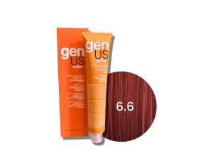 GENUS COLOR krem koloryzujący profesjonalna farba do włosów 100 ml | 6.6