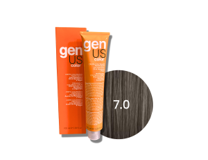 GENUS COLOR krem koloryzujący profesjonalna farba do włosów 100 ml | 7.0