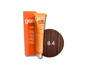 GENUS COLOR krem koloryzujący profesjonalna farba do włosów 100 ml | 8.4