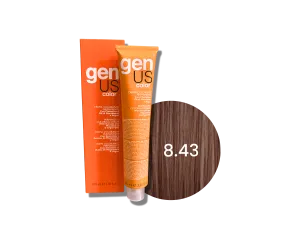 GENUS COLOR krem koloryzujący profesjonalna farba do włosów 100 ml | 8.43