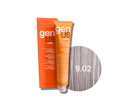 GENUS COLOR krem koloryzujący profesjonalna farba do włosów 100 ml | 9.02