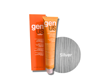 GENUS COLOR krem koloryzujący profesjonalna farba do włosów 100 ml | Silver