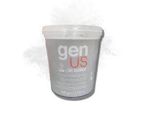 GENUS DE COLOR 9 Tones Blue Bleaching Powder rozjaśniacz 9 tonów 500 g - image 2