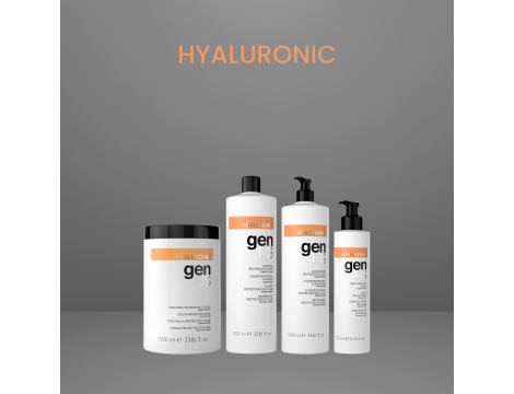 GENUS HYALURONIC maska wygładzająca do włosów farbowanych 1 000 ml - 5