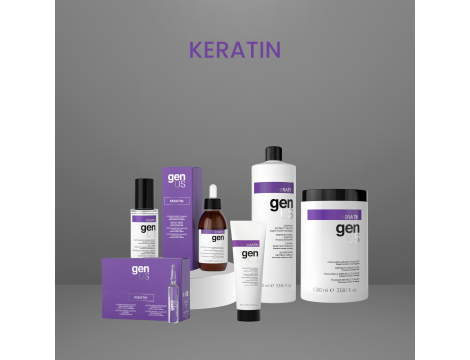 GENUS KERATIN lotion intensywnie regenerujący do włosów ampułki 12 x 10 ml - 5