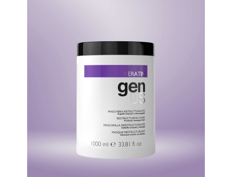 GENUS KERATIN maska regenerująca do włosów uszkodzonych 1 000 ml - 3