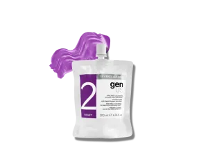 GENUS SEVEN SHADES maska koloryzująca z wodą organiczną 200 ml | Violet - image 2