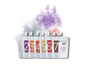 GENUS SEVEN SHADES zestaw masek koloryzujących z organiczną wodą 7 x 200 ml - image 2