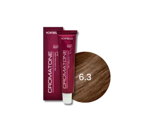 MONTIBELLO CROMATONE profesjonalna trwała farba do włosów 60 ml | 6.3