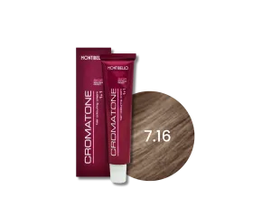 MONTIBELLO CROMATONE profesjonalna trwała farba do włosów 60 ml | 7.16