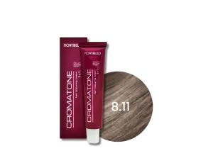 MONTIBELLO CROMATONE profesjonalna trwała farba do włosów 60 ml | 8.11