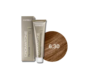 MONTIBELLO CROMATONE RECOVER profesjonalna farba do włosów 60 ml | 6.30
