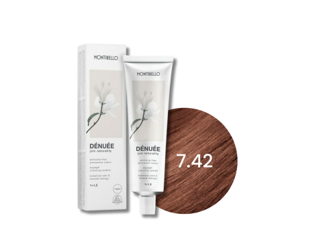 MONTIBELLO DENUEE naturalna farba do włosów bez amoniaku 60 ml | 7.42