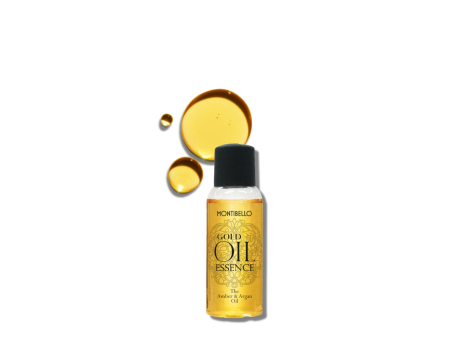 MONTIBELLO GOLD OIL ESSENCE olejek bursztynowo arganowy do włosów 30 ml - 2