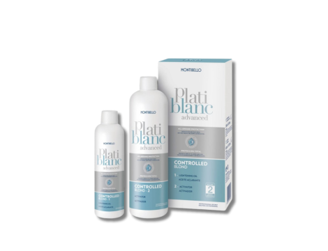 MONTIBELLO PLATIBLANC Controlled Blond zestaw rozjaśniający 200 ml + 400 ml