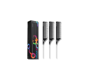 FRAMAR Dream Weaver Comb Set zestaw grzebieni do pasemek 3 szt. | Black