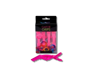 FRAMAR Gator Grips Pink krokodylki spinki klipsy do włosów 4 szt. | Różowe