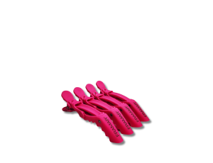 FRAMAR Gator Grips Pink krokodylki spinki klipsy do włosów 4 szt. | Różowe