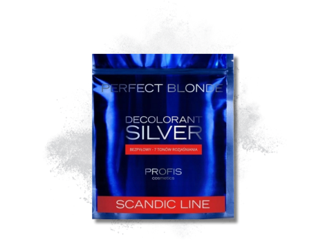 PROFIS SCANDIC LINE Silver bezpyłowy 7 tonowy rozjaśniacz do włosów 500 g - 2