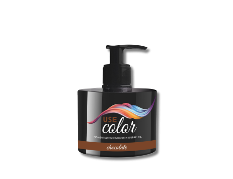 PROFIS USE COLOR odżywcza maska koloryzująca pigment 300 ml | Chocolate