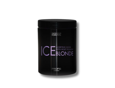 PROFIS ICE BLONDE maska anty-żółta do włosów blond i siwych 1000 ml