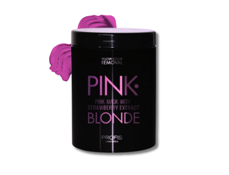 PROFIS PINK BLONDE odżywcza maska do włosów z różowym pigmentem 1000 ml - 2
