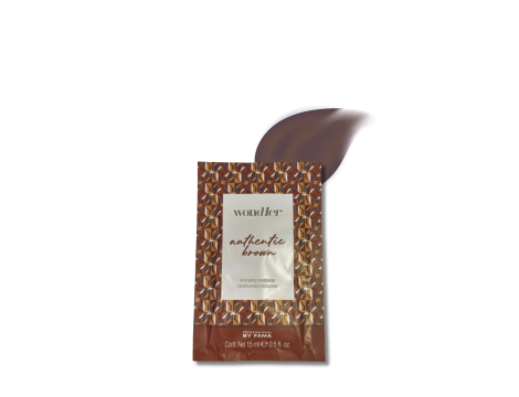 BY FAMA WONDHER Authentic Brown odżywka do włosów brązowych 15 ml - 2