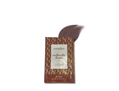 BY FAMA WONDHER Authentic Brown odżywka do włosów brązowych 15 ml - 2